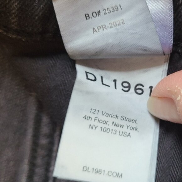 DL 1961 DL VINTAGE HEPBURN WIDE LEG HIGH RISE VINTAGE JEANS CROPPED STRETCH 27 - Picture 10 of 10